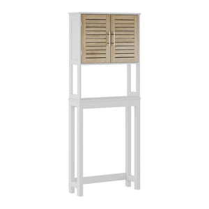Vicco Armadietto per toilette Bianco/quercia 70 x 180 cm con 2 scomparti chiusi
