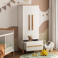 Vitalispa Armadio per bambini Bianco/Artisan 70 x 186.8 cm