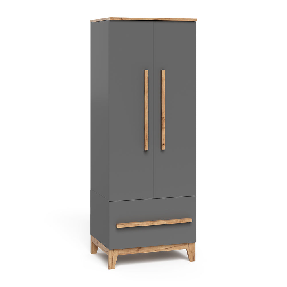 Vitalispa Armadio per bambini Grigio/Artisan 70 x 186.8 cm