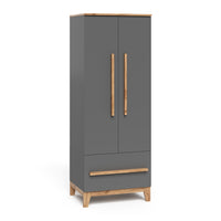 Vitalispa Armadio per bambini Grigio/Artisan 70 x 186.8 cm