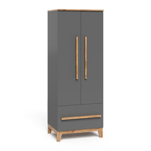 Vitalispa Armadio per bambini Grigio/Artisan 70 x 186.8 cm