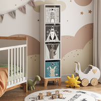 Vitalispa Scaffale per bambini Bianco/Artisan 35.2 x 159.5 cm