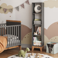 Vitalispa Scaffale per bambini Grigio/Artisan 35.2 x 159.5 cm
