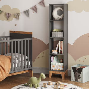 Vitalispa Scaffale per bambini Grigio/Artisan 35.2 x 159.5 cm
