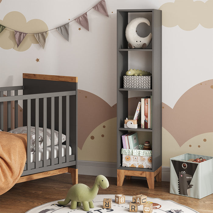 Vitalispa Scaffale per bambini Grigio/Artisan 35.2 x 159.5 cm