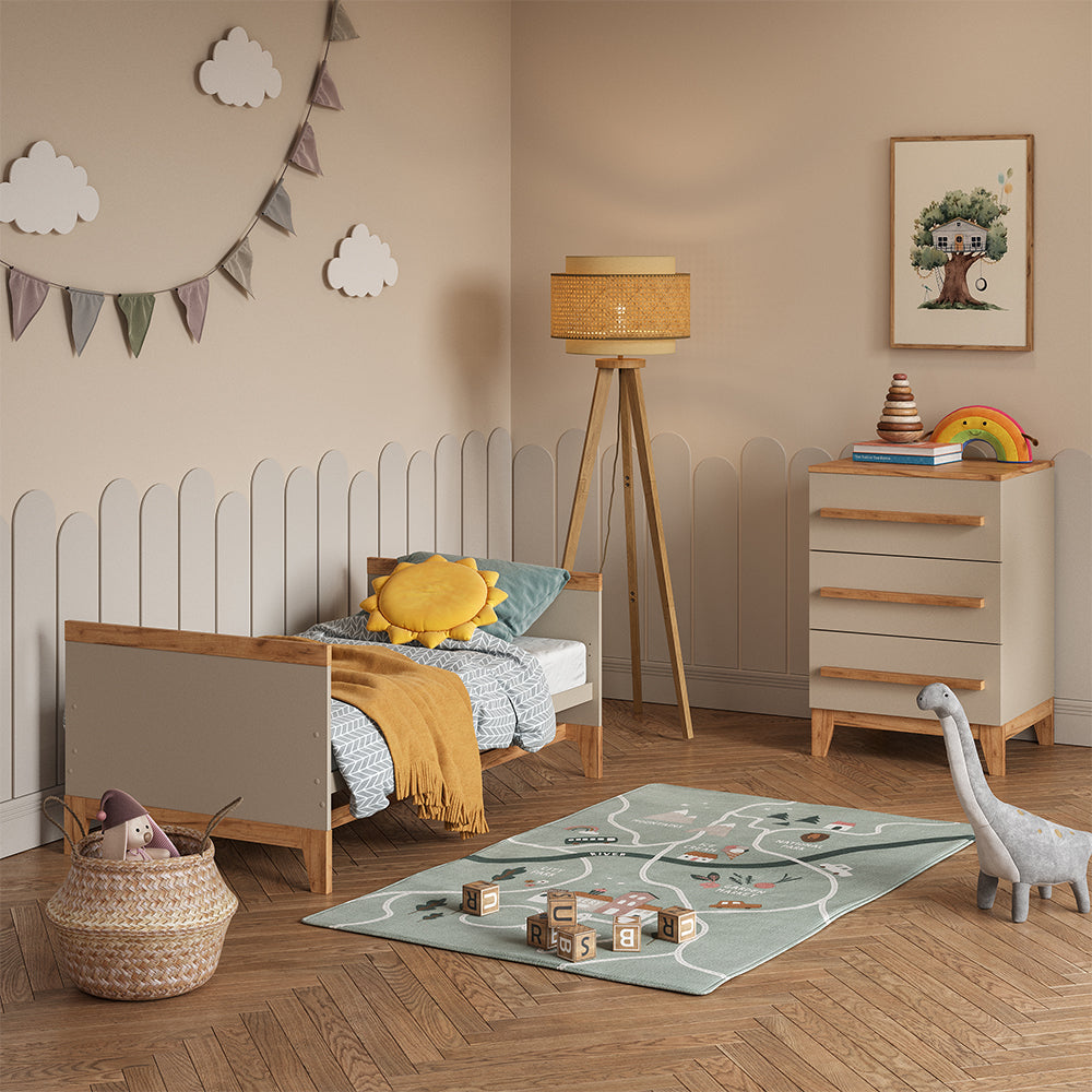 Vitalispa Cassettiera per camera da letto Cachemire 60 x 88 cm con 3 cassetti