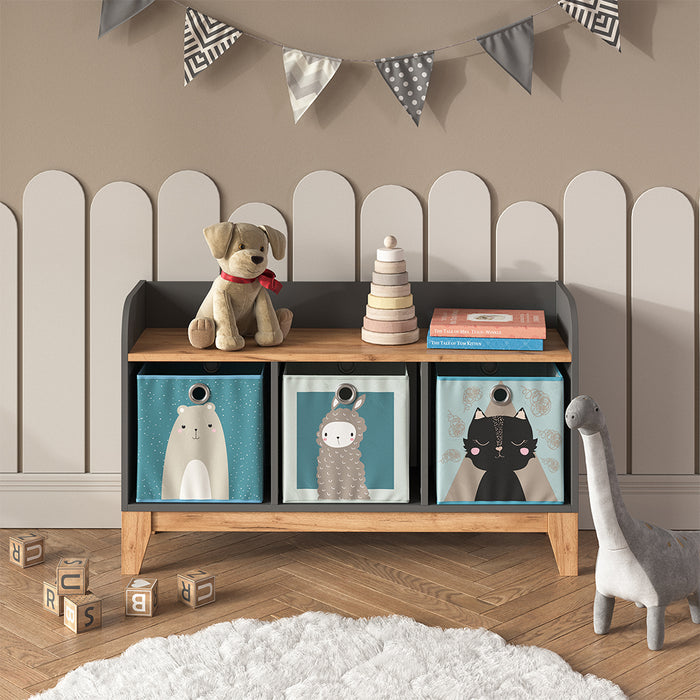 Vitalispa Panca per bambini Grigio/Artisan 107.2 x 63.8 cm