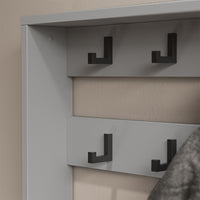 Vicco Appendiabiti da parete Grigio 60 x 85 cm