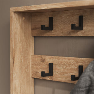 Vicco Armadio da ingresso Quercia vichinga 60 x 92 cm Set, 2 parti