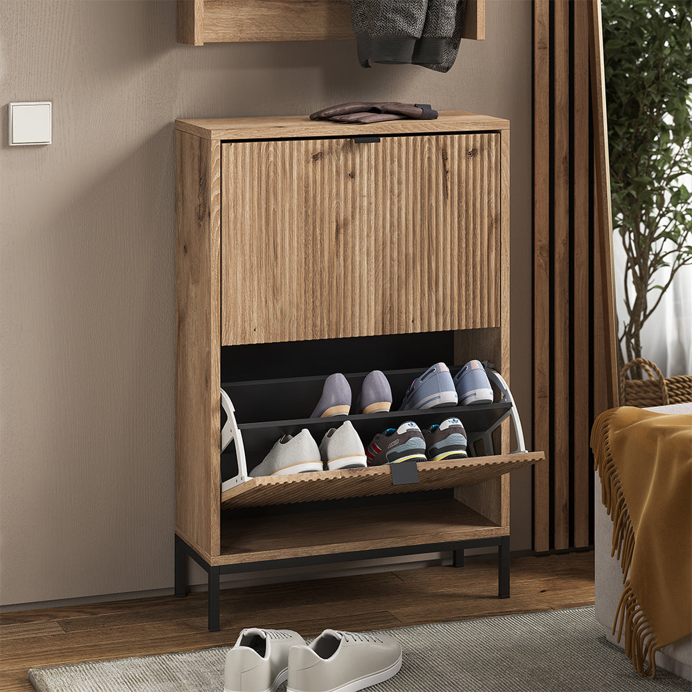 Vicco Armadio da ingresso Quercia vichinga 60 x 92 cm Set, 2 parti