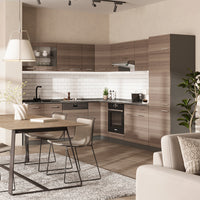 Vicco Cucina angolare completa Grigio nobile/antracite 227 x 287 cm , PL Rovere