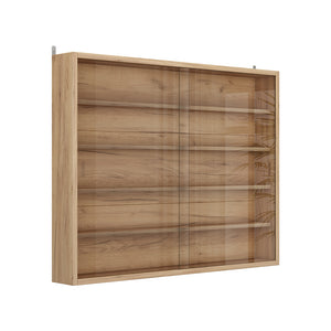 Vicco Vetrina a parete Sonoma Con 4 ripiani