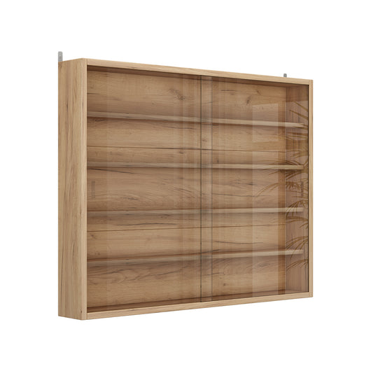 Vicco Vetrina a parete Sonoma Con 4 ripiani