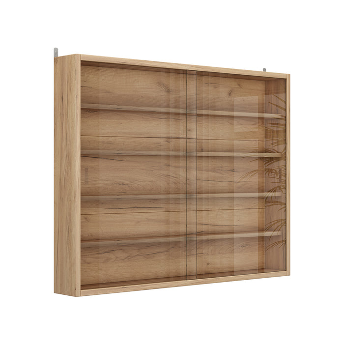 Vicco Vetrina a parete Sonoma Con 4 ripiani