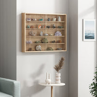 Vicco Vetrina a parete Sonoma Con 4 ripiani