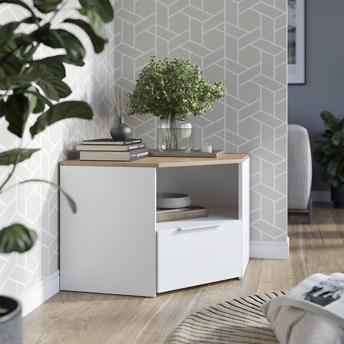 Vicco Mobile tv Bianco/Sonoma 68 x 50 cm