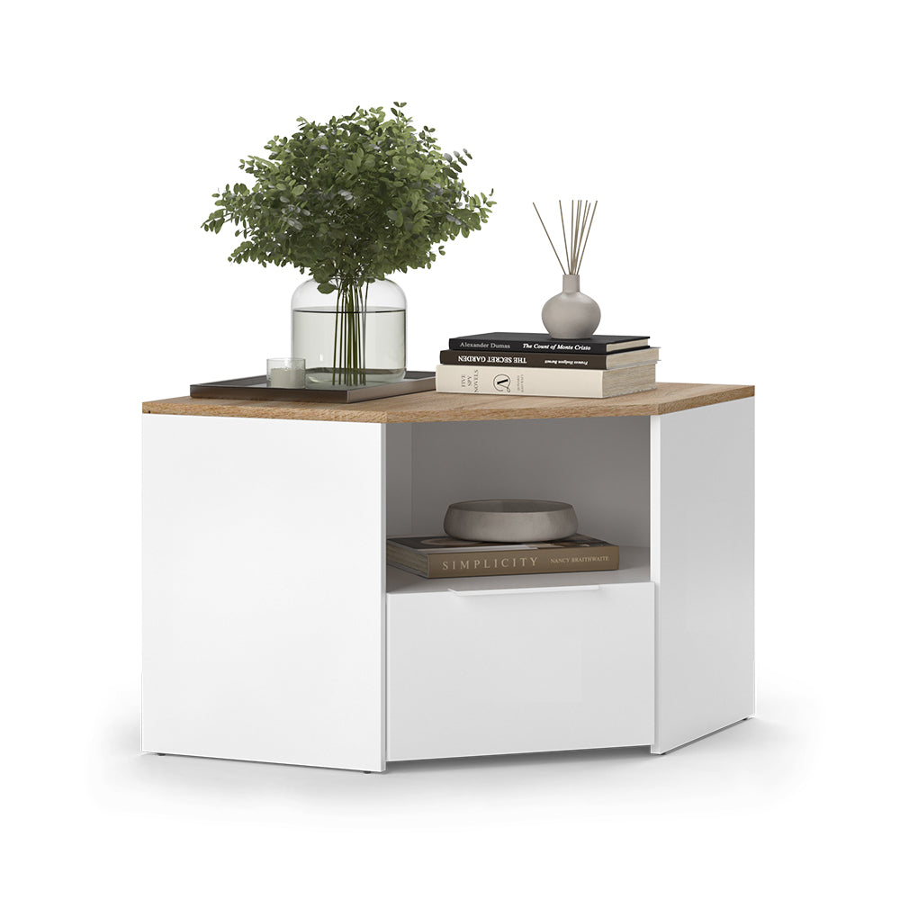 Vicco Mobile tv Bianco/Sonoma 68 x 50 cm