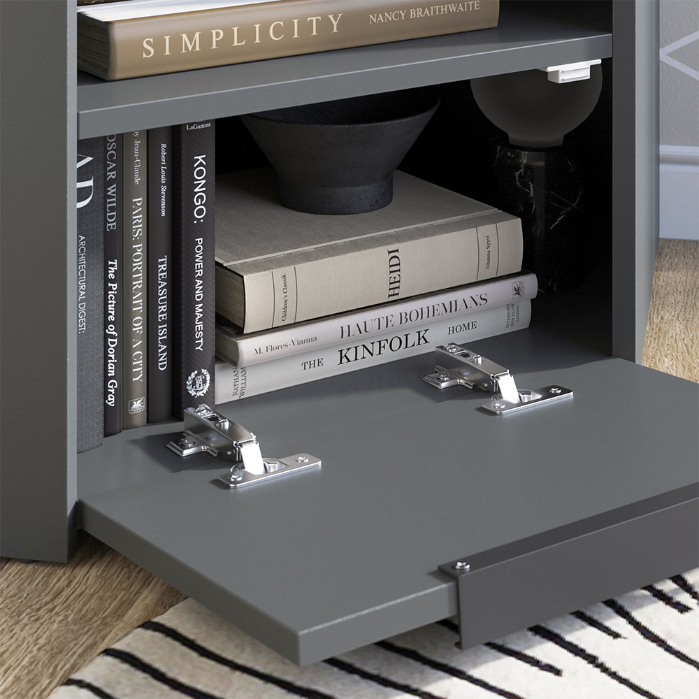 Vicco Parete attrezzata soggiorno Antracite/Sonoma 3 parti