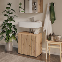 Vicco Mobile sottolavabo per bagno Artigiano 60 x 58 cm 2 vani portaoggetti