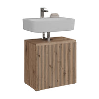 Vicco Mobile sottolavabo per bagno Artigiano 60 x 58 cm 2 vani portaoggetti