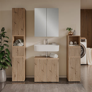 Vicco Armadio per il bagno Artigiano 30 x 181 cm con 2 porte