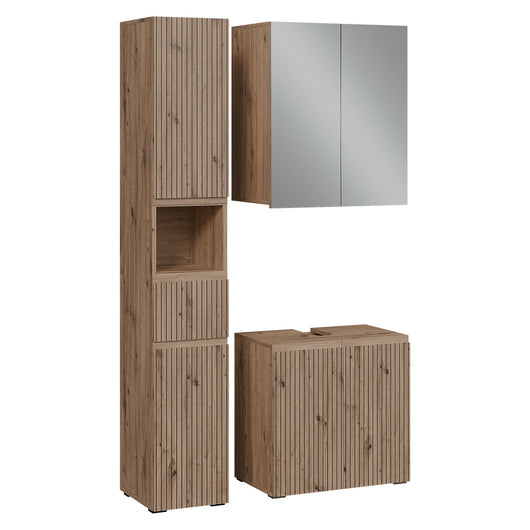 Vicco Set di mobili da bagno 3 pezzi Artigiano 3 parti