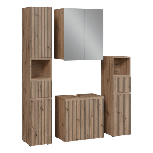 Vicco Set di mobili da bagno Artigiano 4 parti