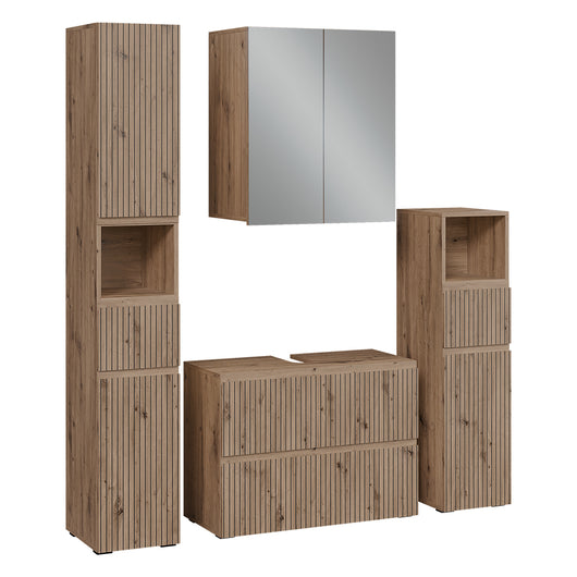 Vicco Set di mobili da bagno Artigiano 4 parti