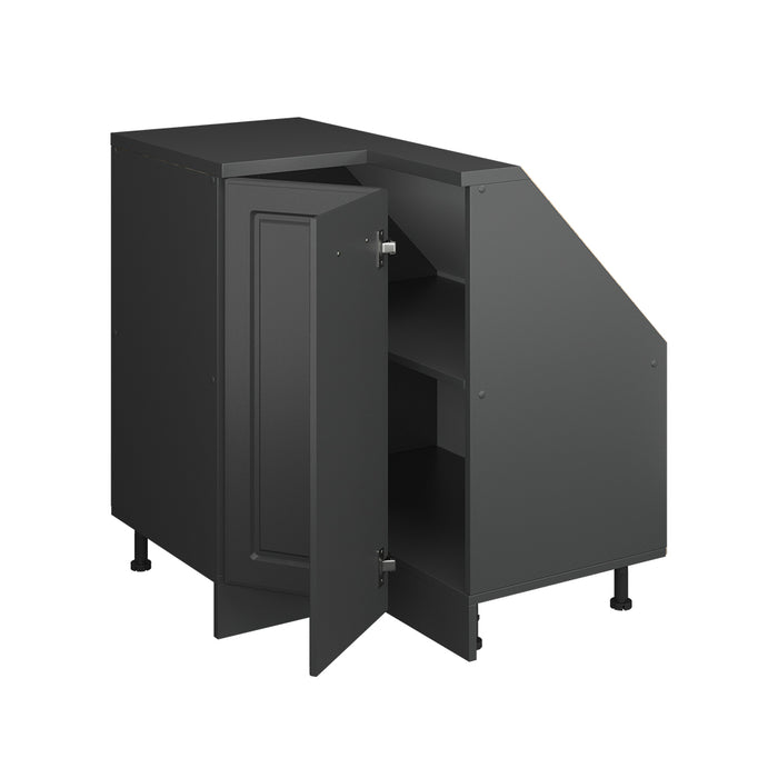 Vicco Mobile sottotetto Mobile angolare Casa di campagna antracite/antracite 75.6 x 81.6 cm con 1 porta