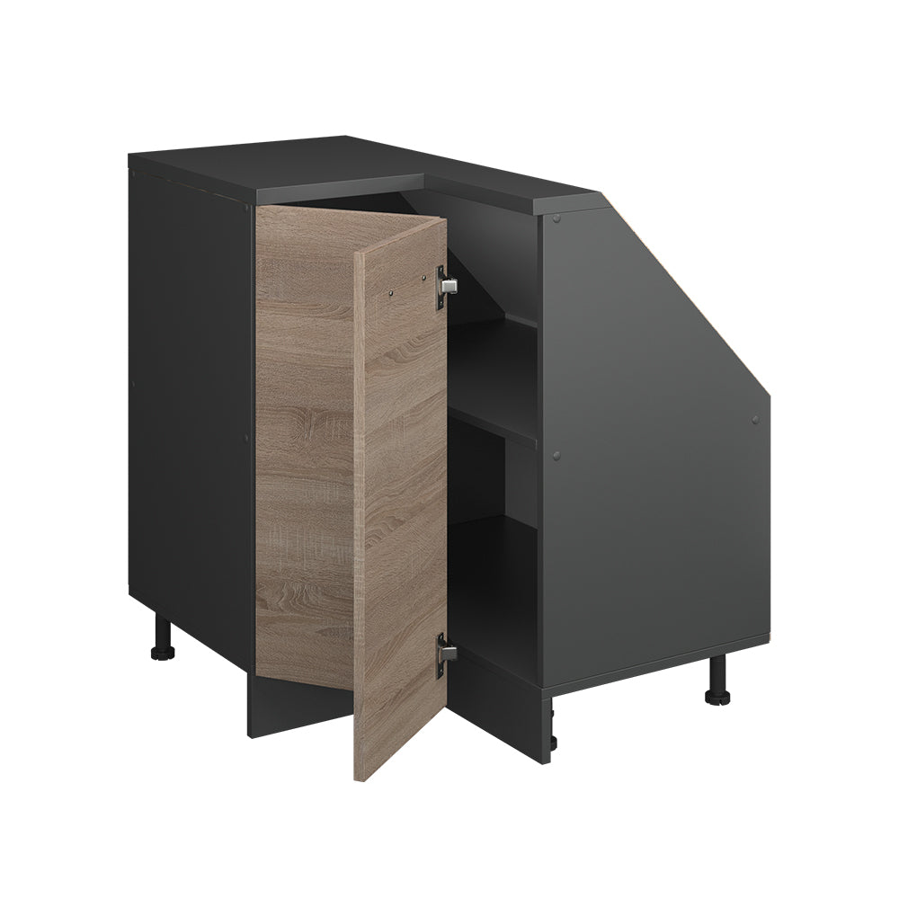 Vicco Mobile cucina angolare per sottotetto Sonoma 75.6 cm con 1 porta