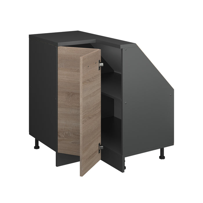 Vicco Mobile cucina angolare per sottotetto Sonoma 75.6 cm con 1 porta