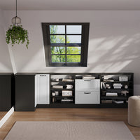 Vicco Mobile sottotetto Mobile angolare Bianco casa di campagna/antracite 75.6 x 81.6 cm con 1 porta