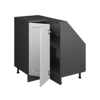 Vicco Mobile cucina angolare per sottotetto Bianco casa di campagna 75.6 cm con 1 porta