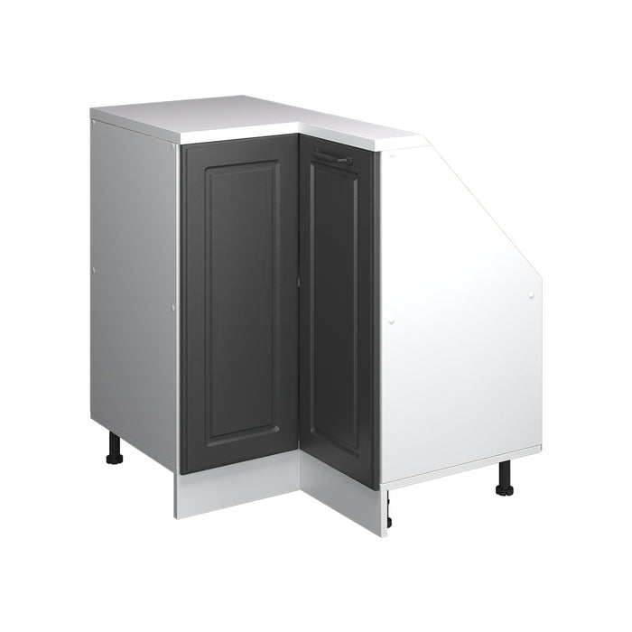 Vicco Mobile sottotetto Mobile angolare Antracite casa di campagna/bianco 75.6 x 81.6 cm con 1 porta