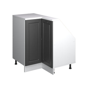 Vicco Mobile cucina angolare per sottotetto Antracite casa di campagna 75.6 cm con 1 porta