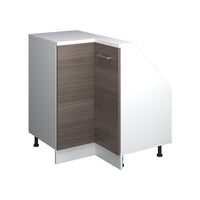 Vicco Mobile sottotetto Mobile angolare Grigio prezioso/bianco 75.6 x 81.6 cm con 1 porta
