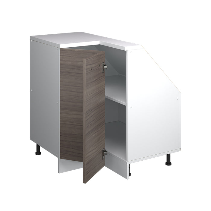 Vicco Mobile sottotetto Mobile angolare Grigio prezioso/bianco 75.6 x 81.6 cm con 1 porta