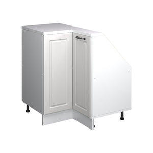 Vicco Mobile sottotetto Mobile angolare Casa di campagna bianca/bianco 75.6 x 81.6 cm con 1 porta