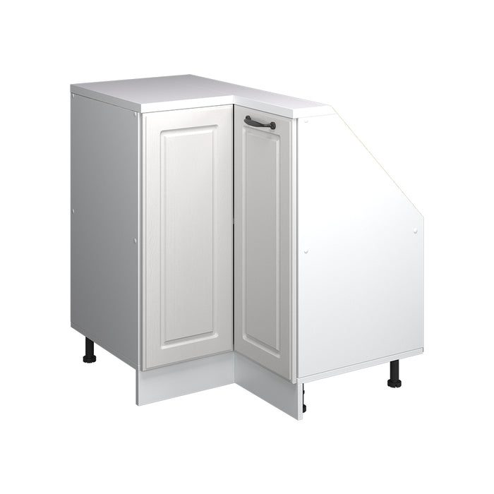 Vicco Mobile sottotetto Mobile angolare Casa di campagna bianca/bianco 75.6 x 81.6 cm con 1 porta