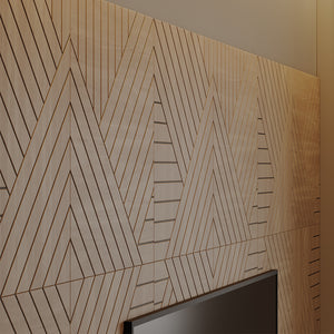 Vicco Pannello a parete Rovere 12 pezzi