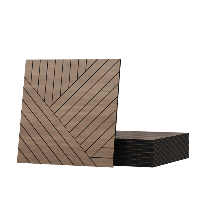 Vicco Pannello a parete Rovere 12 pezzi