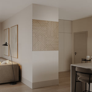 Vicco Pannello a parete Rovere 4 pezzi