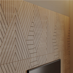 Vicco Pannello a parete Rovere 8 pezzi