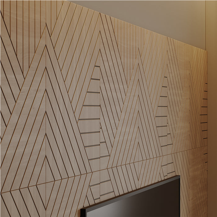 Vicco Pannello a parete Rovere 8 pezzi