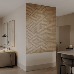 Vicco Pannello a parete Rovere 12 pezzi