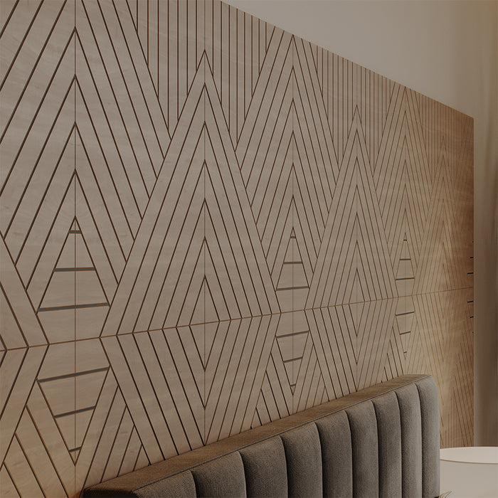 Vicco Pannello a parete Rovere 8 pezzi