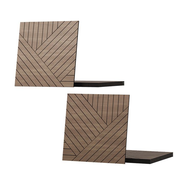 Vicco Pannello a parete Rovere 8 pezzi