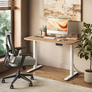 Vicco Scrivania Bianco/Artisan 120 x 70 cm 2 motori