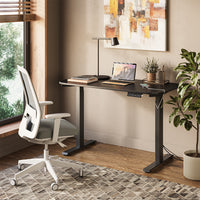 Vicco Scrivania Nero/Antracite 120 x 60 cm 2 motori