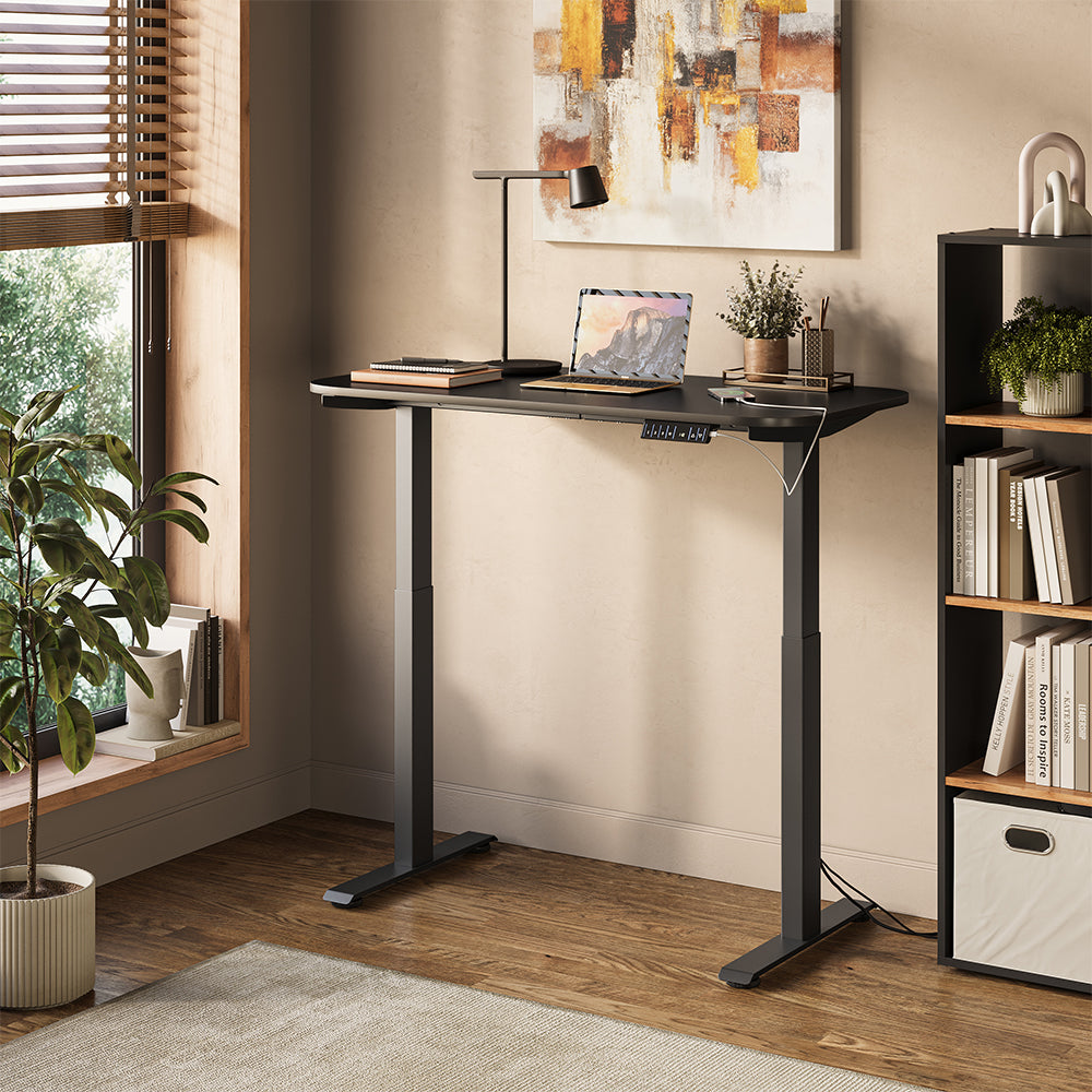 Vicco Scrivania Nero/Antracite 120 x 60 cm 2 motori